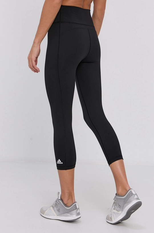 czarny adidas Performance Legginsy FJ7189 Damski