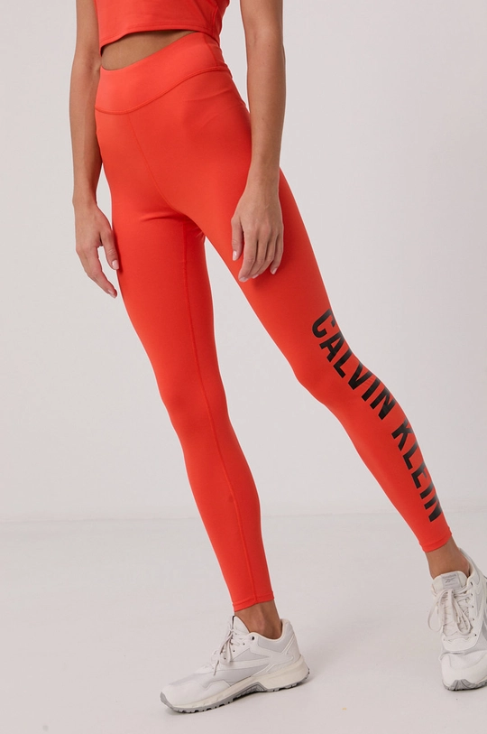 pomarańczowy Calvin Klein Performance Legginsy Damski