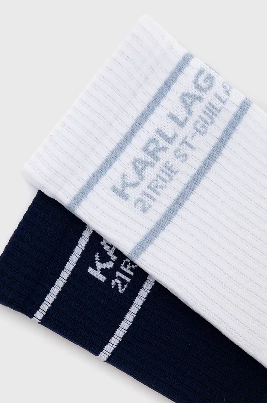 Čarape Karl Lagerfeld mornarsko plava