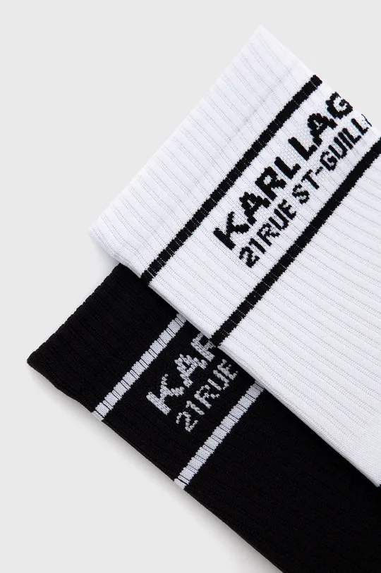 Karl Lagerfeld zokni fekete