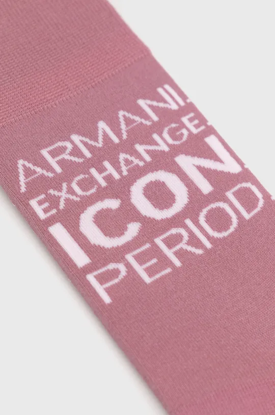 Ponožky Armani Exchange ružová