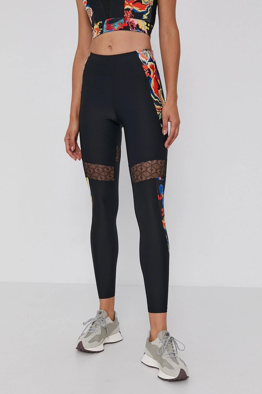 Desigual Legginsy x Monsieur Christian Lacroix 21WWKK20 czarny