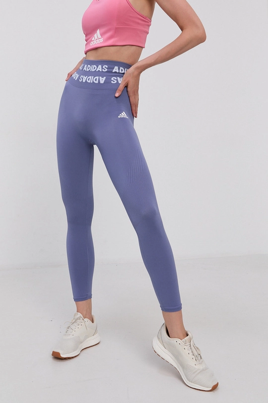 adidas Performance Legginsy GU6995 fioletowy