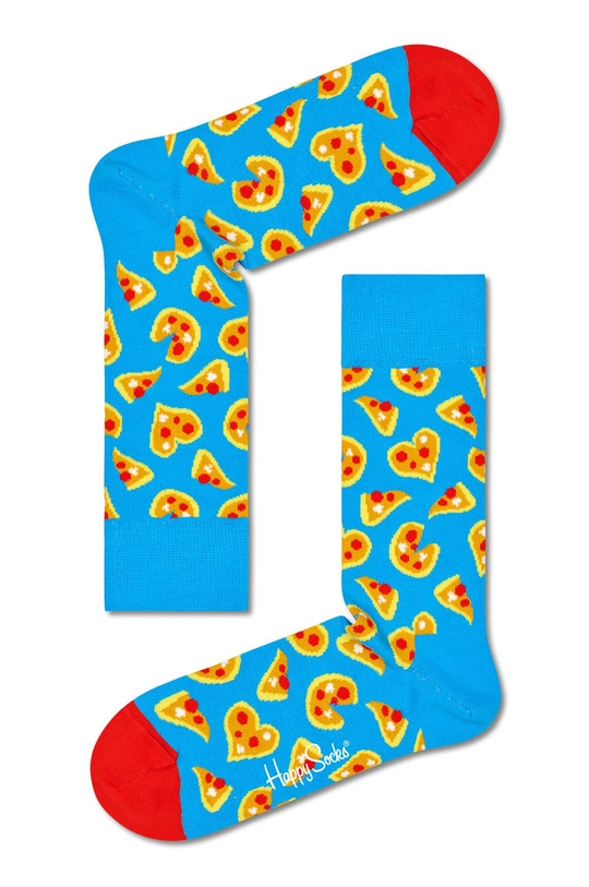 niebieski Happy Socks Skarpetki Pizza Love Damski