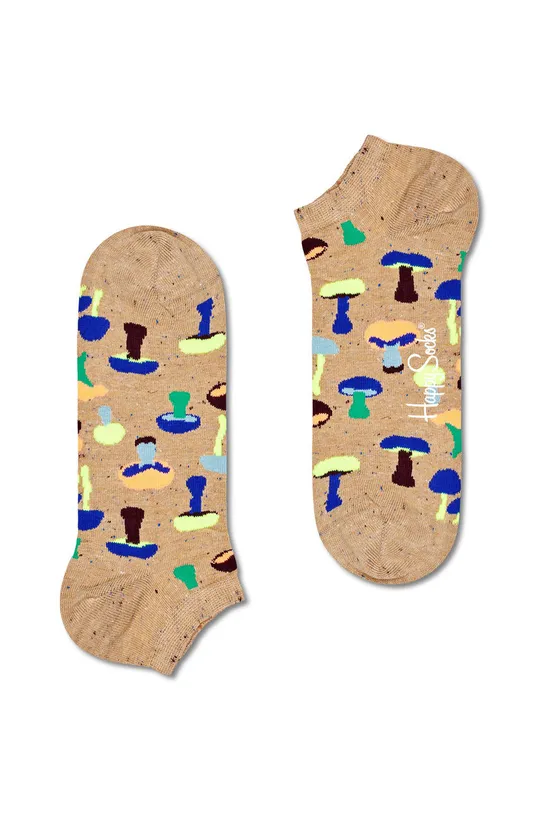 szary Happy Socks Skarpetki Mushroom Low Damski