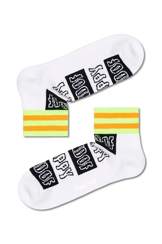 viacfarebná Ponožky Happy Socks Happy Stripe 1/4 Dámsky