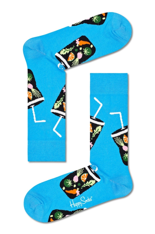 Ponožky Happy Socks Healthy Lifestyle (4-Pack)  86% Bavlna, 2% Elastan, 12% Polyamid