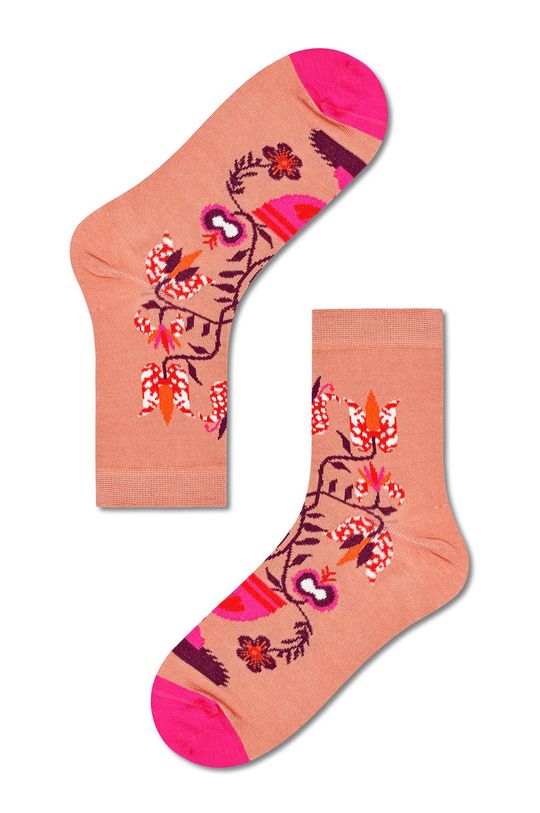różowy Happy Socks Skarpetki Lova Ankle Damski