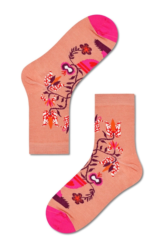 ružová Ponožky Happy Socks Lova Ankle Dámsky