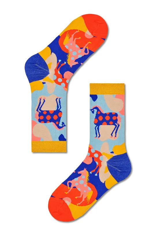 multicolor Happy Socks Skarpetki Jasmine Ankle Damski