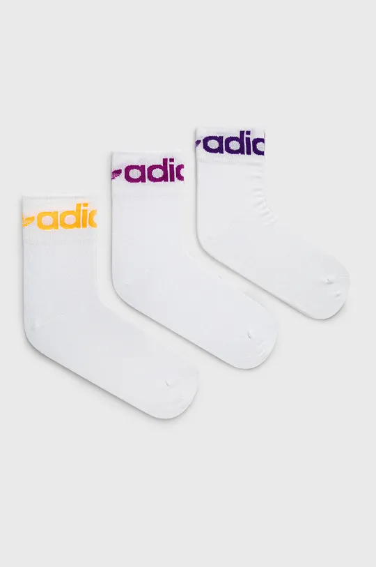 biela Ponožky adidas Originals (3-pack) H32387 Dámsky