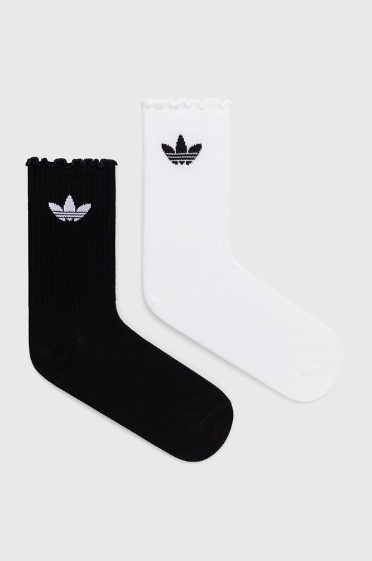 biela Ponožky adidas Originals (2-pack) H32403 Dámsky