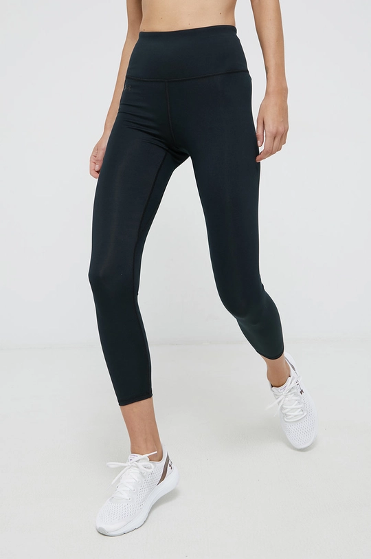 czarny Under Armour legginsy treningowe Motion Damski