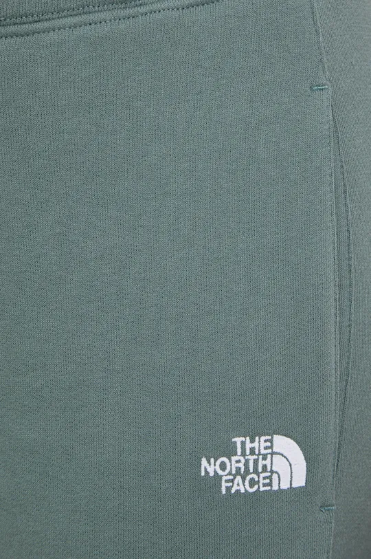 zielony The North Face Spodnie bawełniane