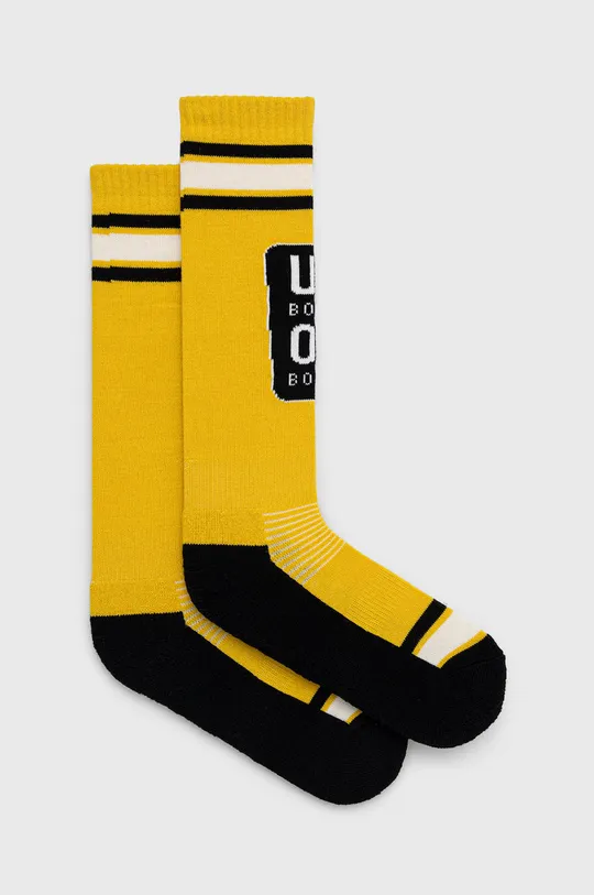 žltá Ponožky s prímesou vlny Eivy Dámsky