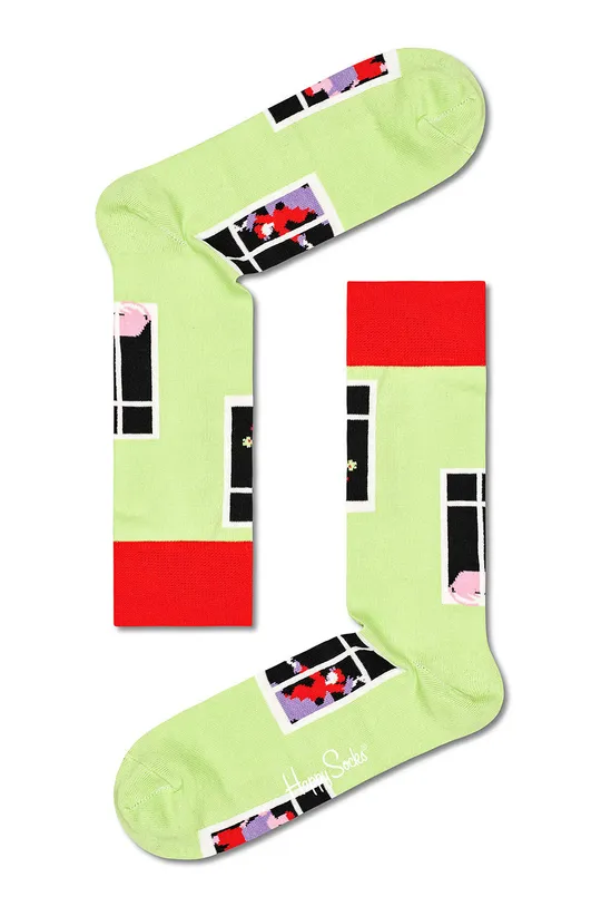 Čarape Happy Socks Home Edition (3-pack)  86% Pamuk, 2% Elastan, 12% Poliamid