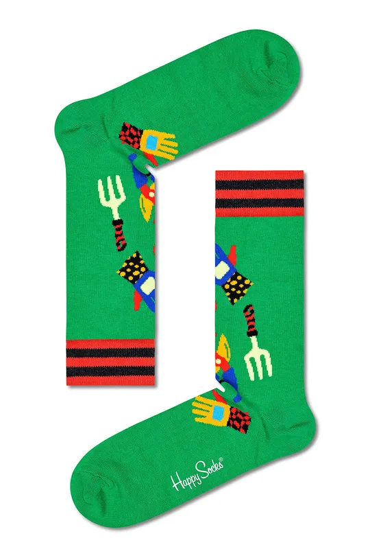 Κάλτσες Happy Socks Garden (3-pack) πολύχρωμο