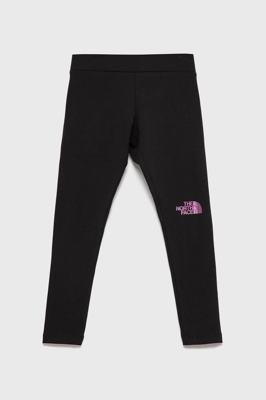 czarny The North Face Legginsy dziecięce Dziewczęcy