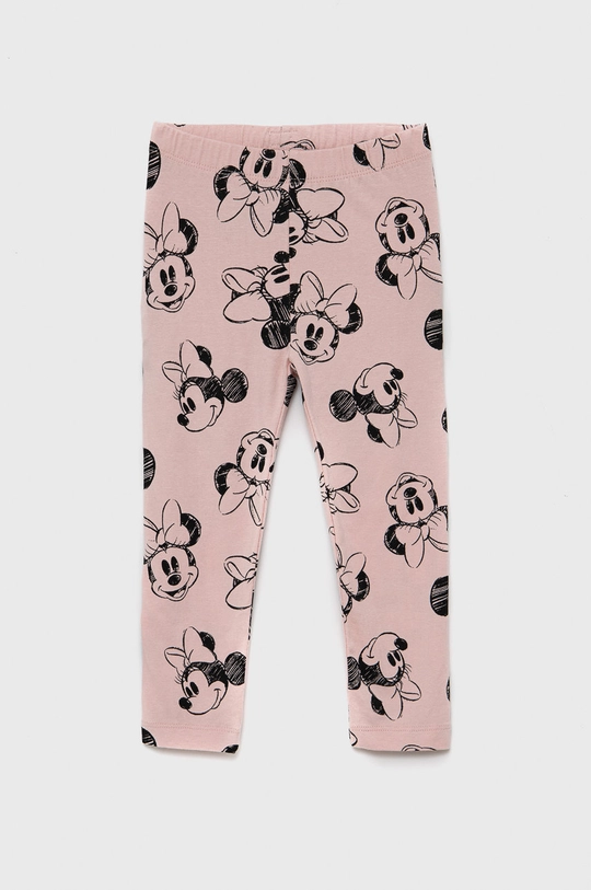 różowy GAP legginsy dziecięce x Disney Dziewczęcy