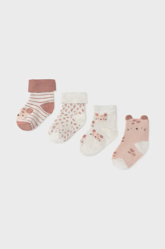 розовый Детские носки Mayoral Newborn (4-Pack) Детский