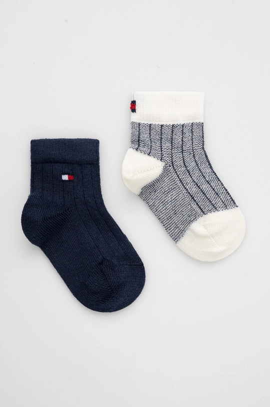 sötétkék Tommy Hilfiger gyerek zokni (2-pack) Gyerek