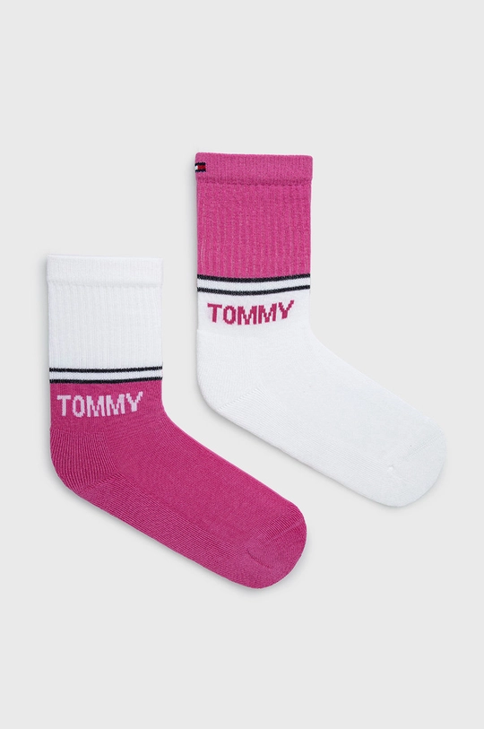 różowy Tommy Hilfiger Skarpetki dziecięce (2-pack) Dziecięcy