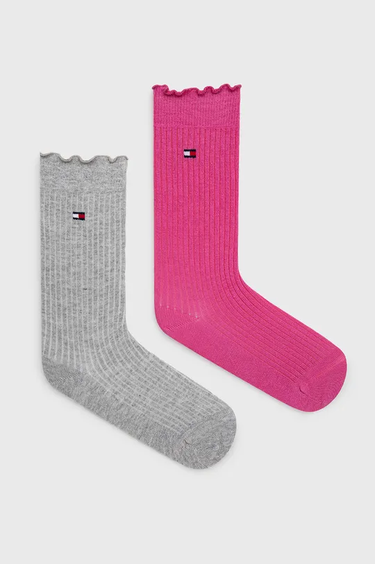 ροζ Παιδικές κάλτσες Tommy Hilfiger (2-pack) Παιδικά