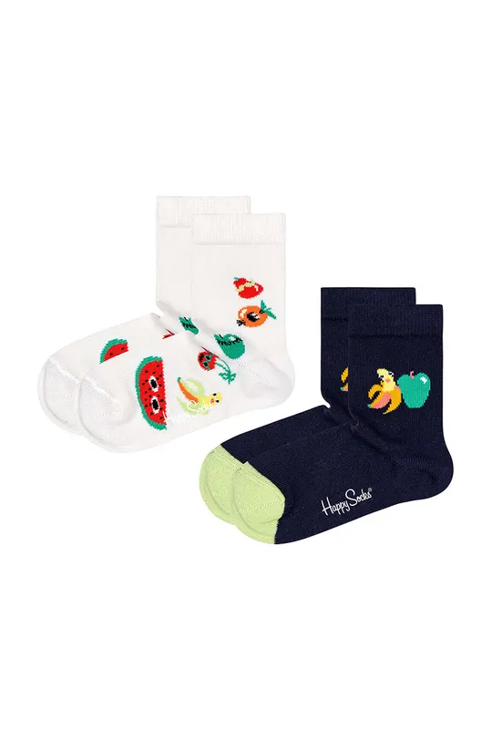 μαύρο Παιδικές κάλτσες Happy Socks Kids Fruit Mix (2-pack) Παιδικά