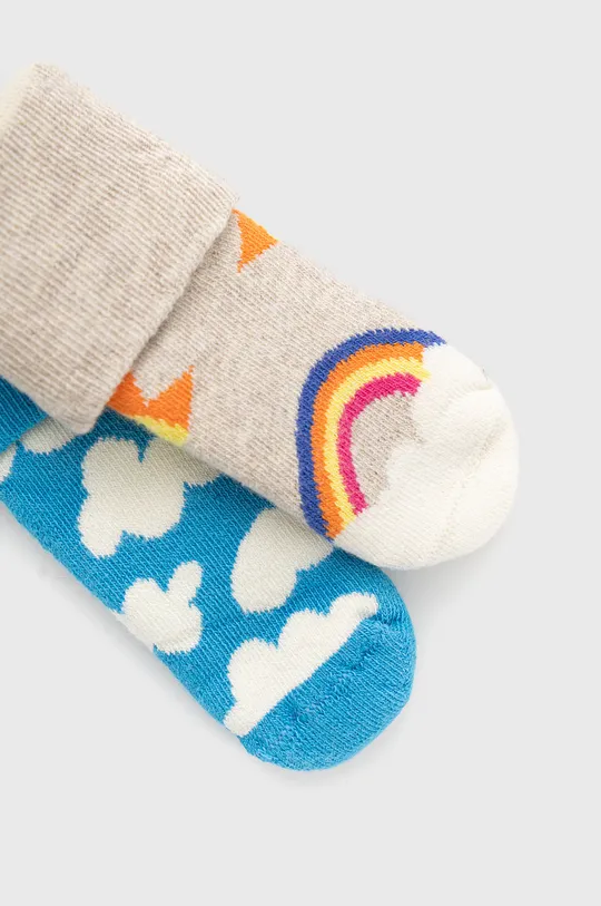 Detské ponožky Happy Socks After Sun Terry (2-Pack) sivá