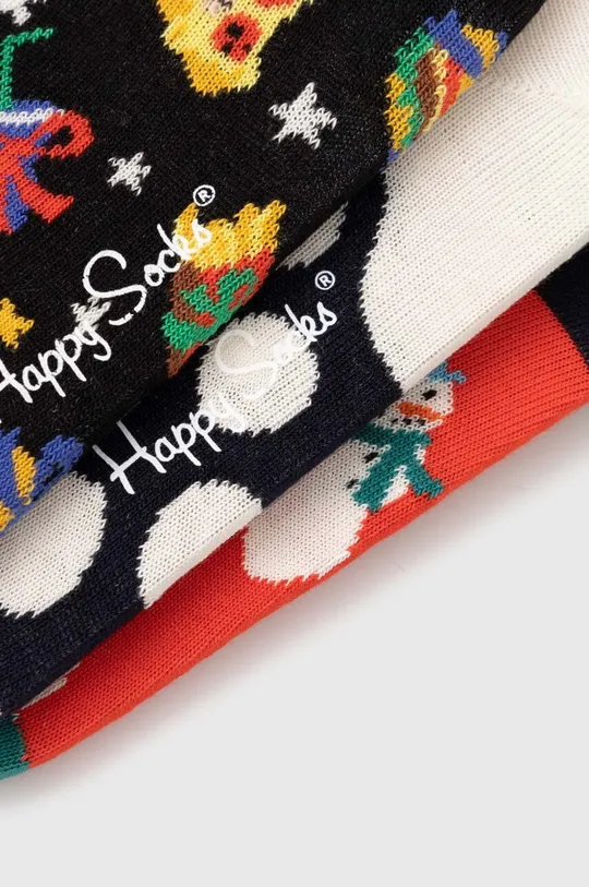 Παιδικές κάλτσες Happy Socks κόκκινο