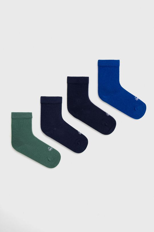 modrá Detské ponožky United Colors of Benetton (4-pack) Detský