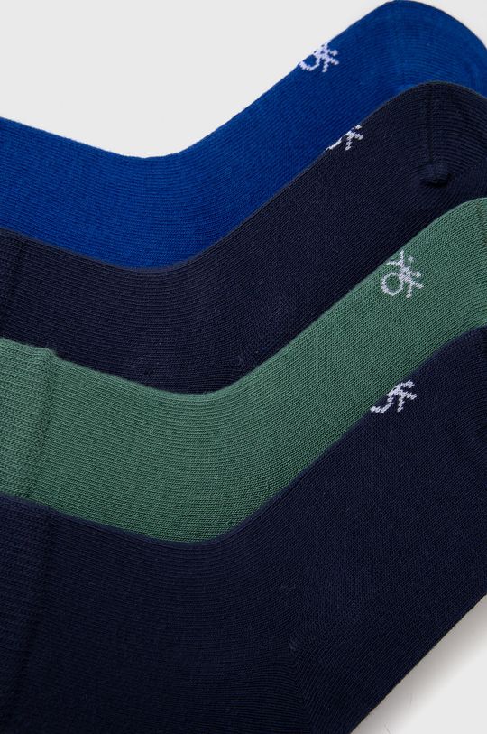 Detské ponožky United Colors of Benetton (4-pack) modrá