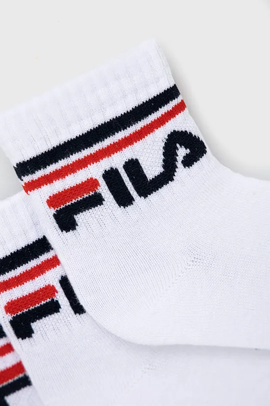 Παιδικές κάλτσες Fila (3-pack) λευκό