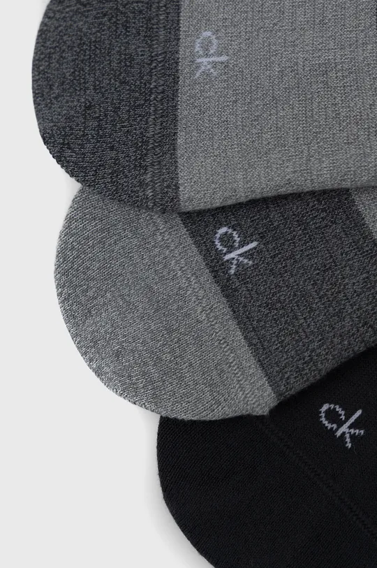 Ponožky Calvin Klein (3-pack) sivá