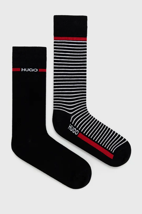 čierna Ponožky Hugo Pánsky