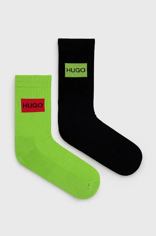 πράσινο Κάλτσες Hugo (2-pack) Ανδρικά
