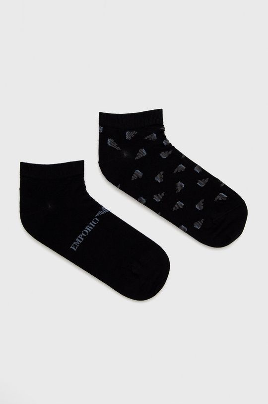 černá Ponožky Emporio Armani Underwear (2-pack) Pánský