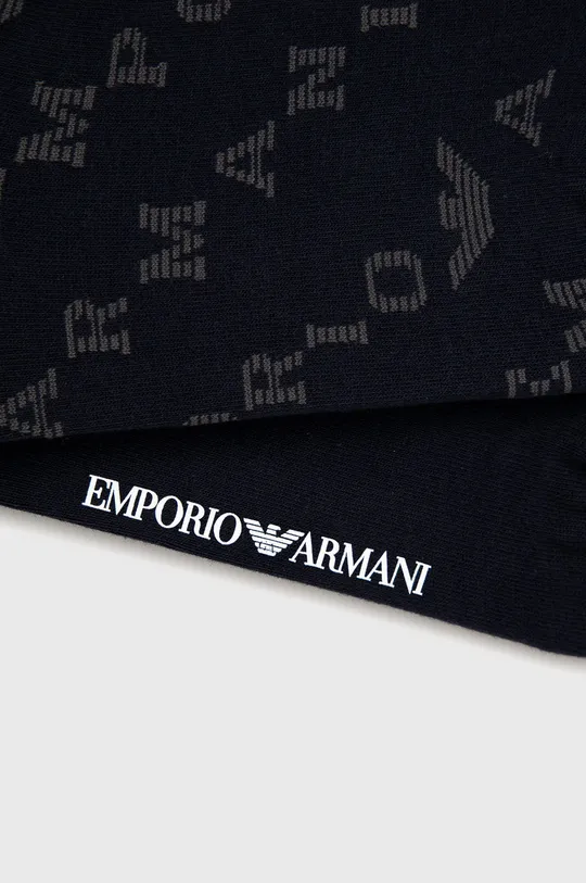 Шкарпетки Emporio Armani Underwear (2-pack) темно-синій
