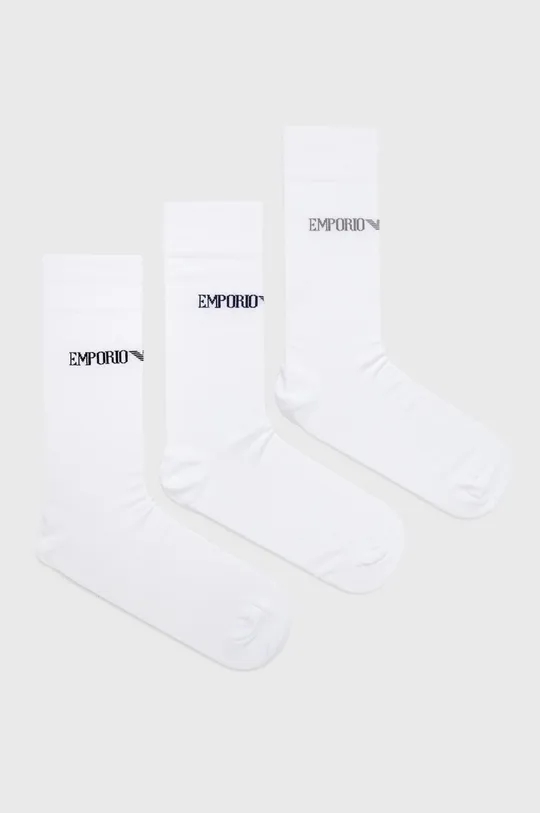 biały Emporio Armani Underwear Skarpetki (3-pack) 302402.1A254 Męski