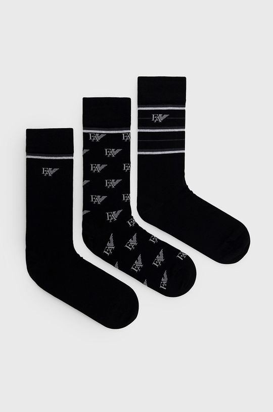 černá Ponožky Emporio Armani Underwear Pánský