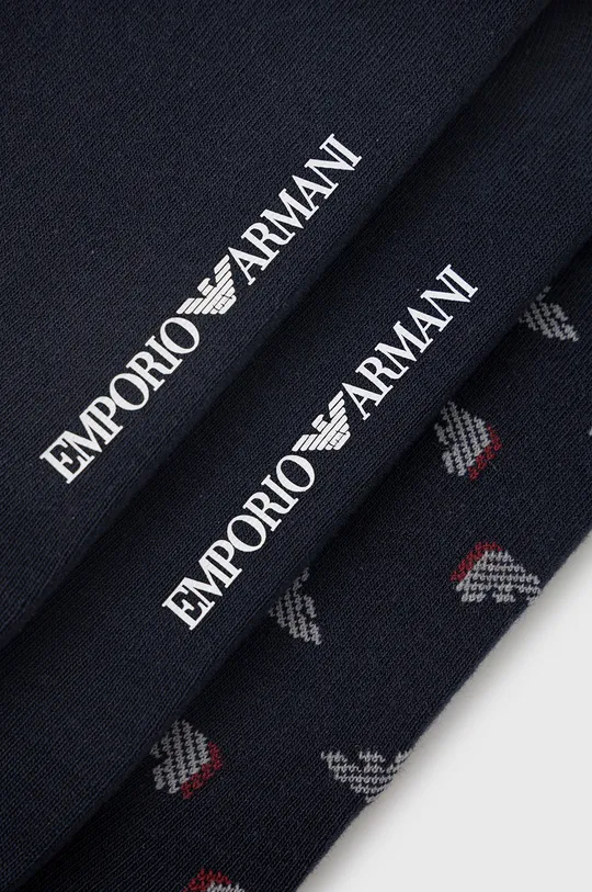 Emporio Armani Underwear Skarpetki (3-pack) 302402.1A292 granatowy
