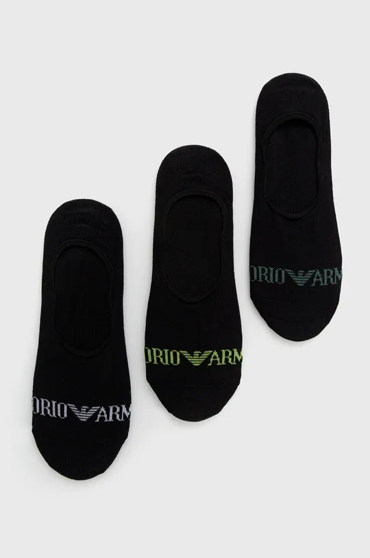 чёрный Носки Emporio Armani Underwear (3-pack) Мужской