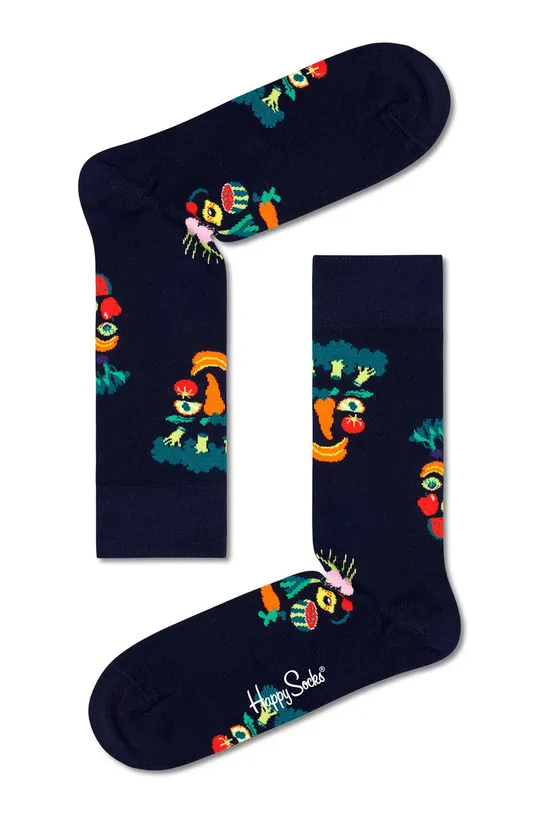čierna Ponožky Happy Socks Healthy Glow Pánsky
