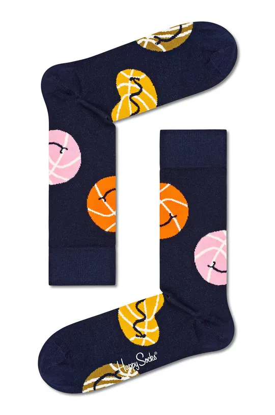 fialová Ponožky Happy Socks Balls Pánsky