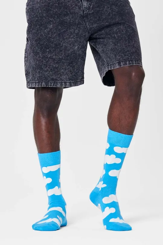 μπλε Κάλτσες Happy Socks