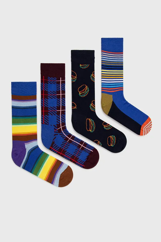 multicolor Happy Socks Skarpetki (4-Pack) Męski