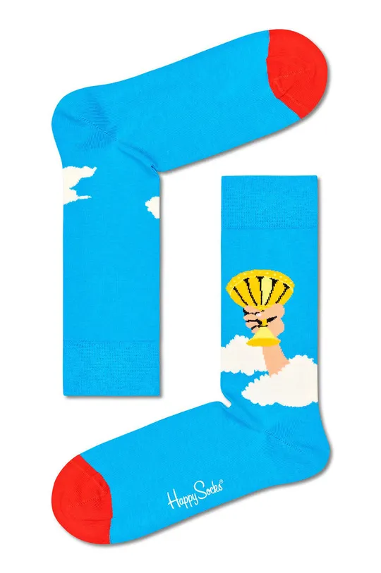 niebieski Happy Socks Skarpetki Holy Grail x Monty Python Męski