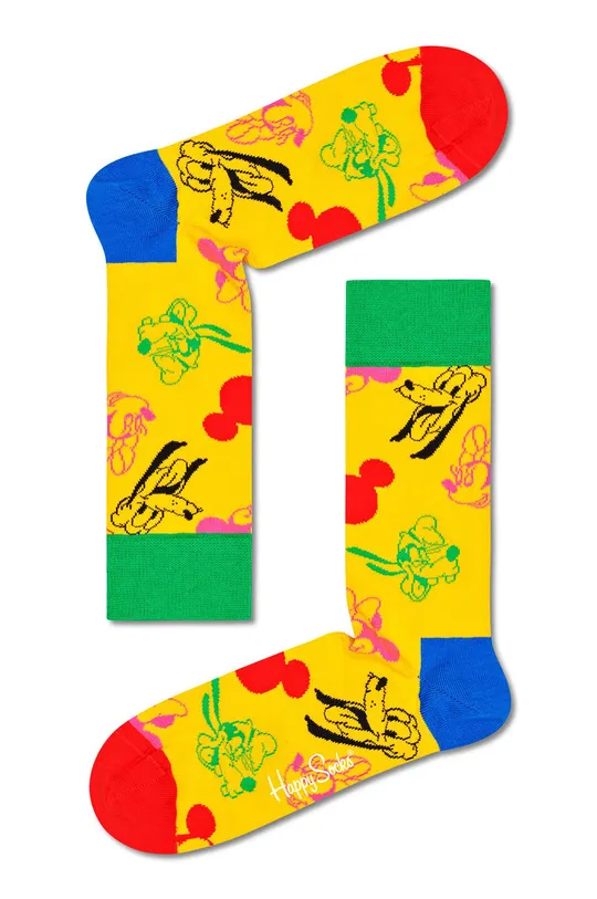 žltá Ponožky Happy Socks x Disney All Smiles Sock Pánsky