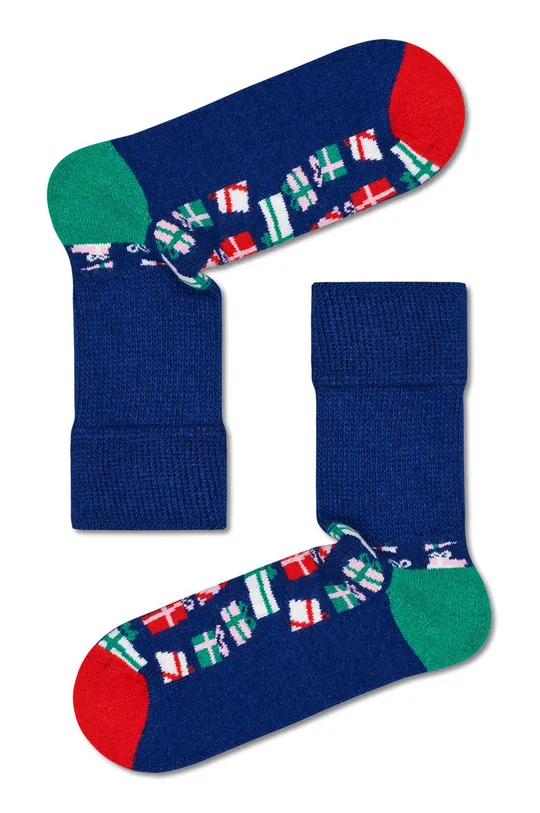 fialová Ponožky Happy Socks Gift Bonanza Cozy Socks Pánsky
