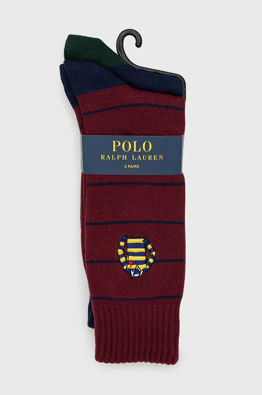 Κάλτσες Polo Ralph Lauren (2-pack)  81% Βαμβάκι, 2% Σπαντέξ, 2% Πολυαμίδη, 15% Πολυεστέρας